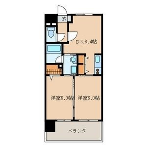 アジリア博多イーストの間取り