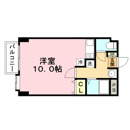 ラ・レジダンス・ド・西新の間取り