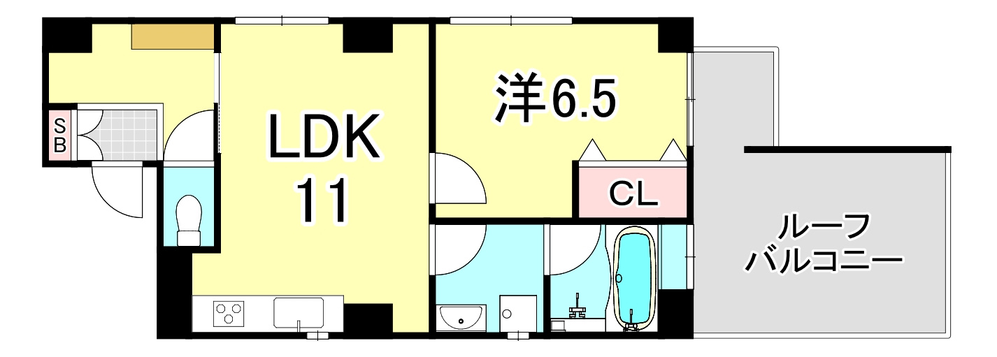 メインステージ芦屋川の間取り