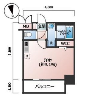 【間取り】 | エグゼ難波南Ⅱ
