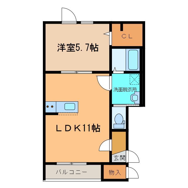 パルファンⅡの間取り