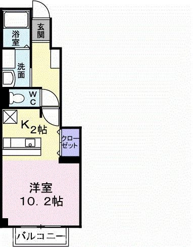 【間取り】 | 来夢１番館　Ｂ