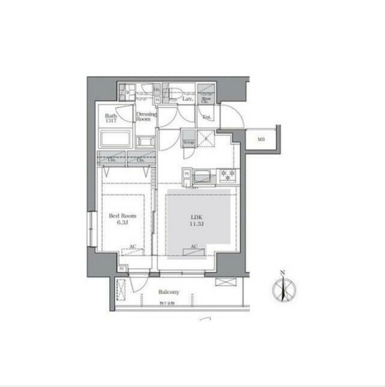 【間取り】 | ラグゼナ八王子新町 