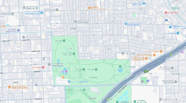 ◆東大阪市大蓮南　第3期　新築一戸建ての地図