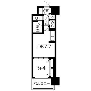 【間取り】 | グランカーサ難波元町