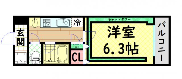 【間取り】 | Felis北堀江