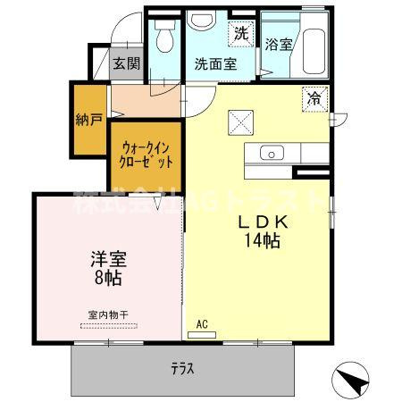 【間取り】 | ラーク　Ｂ