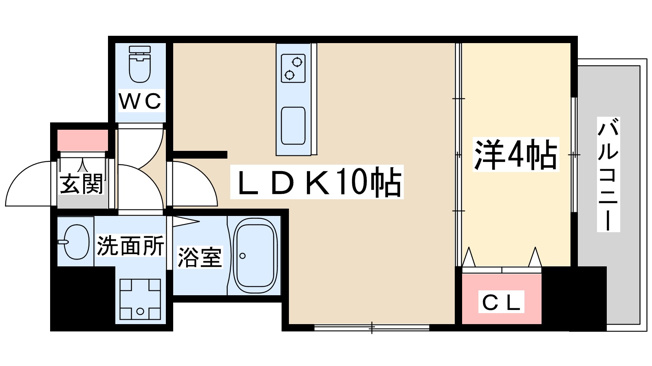 【間取り】 | エス・キュート南森町