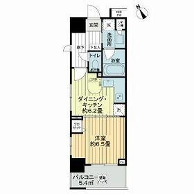 ライオンズステーションプラザ横濱プリマゾーナの間取り|間取図