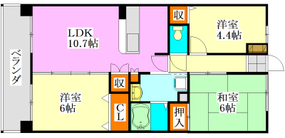 【間取り】 | グランドゥールレジデンス田園