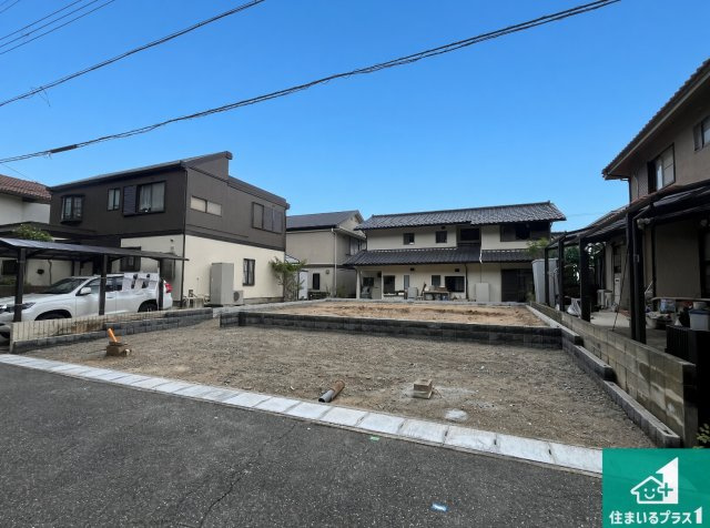 神戸市北区惣山町　第3期　新築一戸建ての外観|周辺は落ち着いた街並みの住宅地！子育てがしやすい住環境です！まだ未完成ですが、現地でしかわからない事もございます。是非一度ご覧ください。