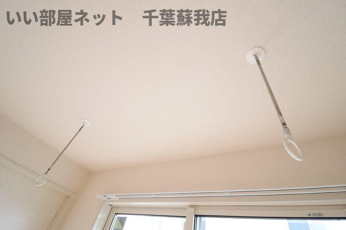 ステアヒルズⅠの寝室|室内物干