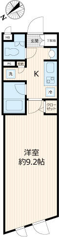 【間取り】 | ヴェイルハウス西馬込