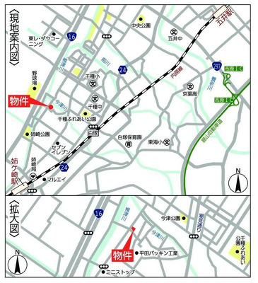 【地図】 | 市原市姉崎・五井　売地