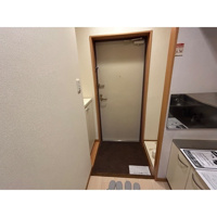 落ち着いた玄関です