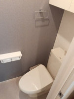 ゆったりとした空間のトイレです