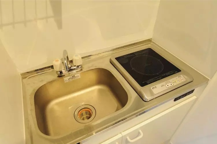 コンパクトなキッチンで掃除もラクラク