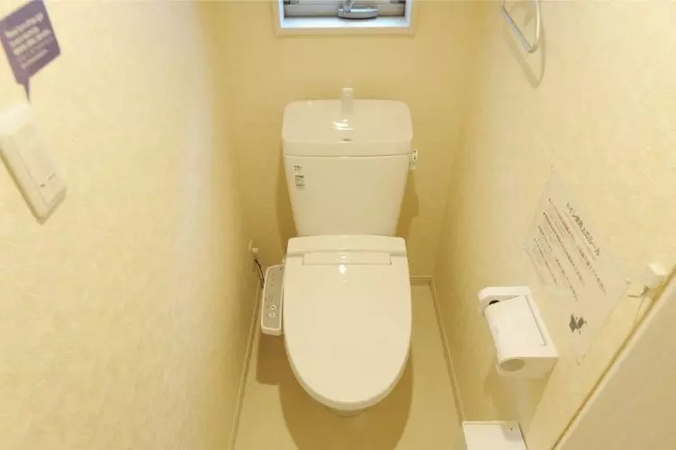 ゆったりとした空間のトイレです