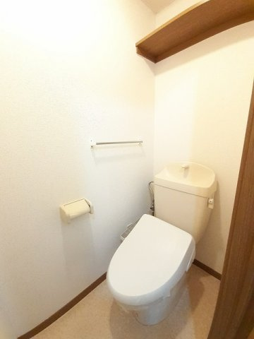 ハートフル鴨島　Ｂのトイレ|シンプルで使いやすいトイレです
