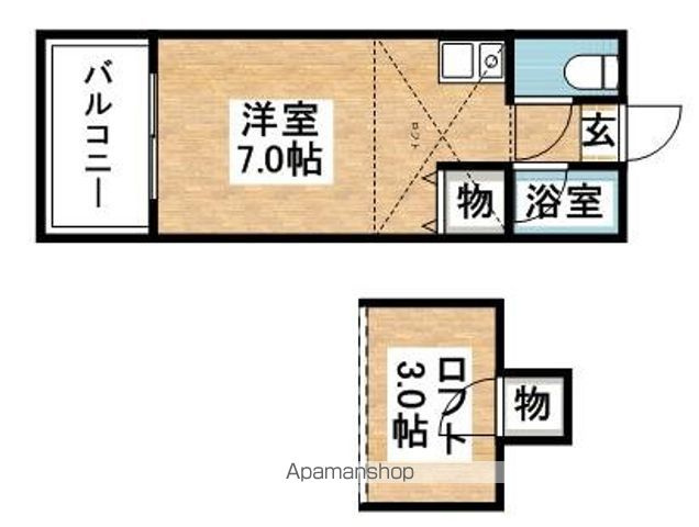 糟屋郡粕屋町仲原３丁目のアパートの間取り