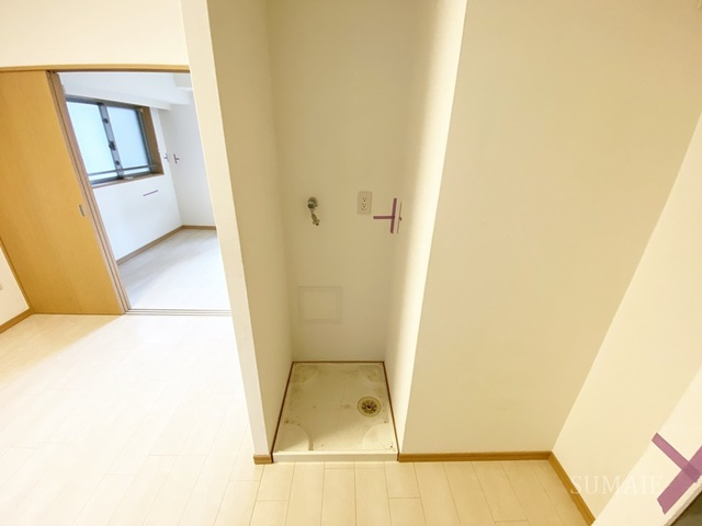 セボンエレ―ジュの設備|洗濯機置き場です☆