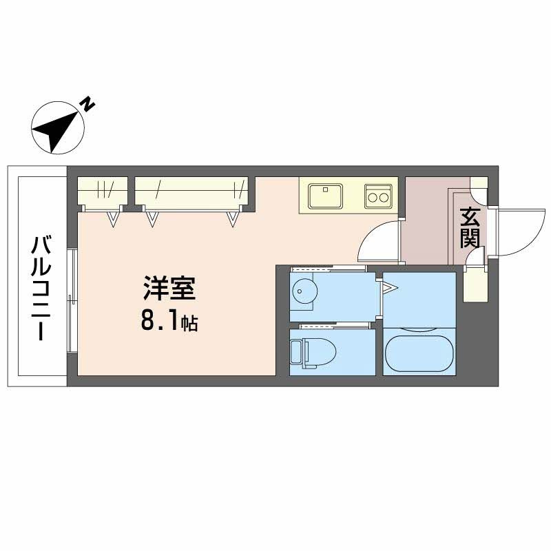 エンカーサアイ寺家町の間取り