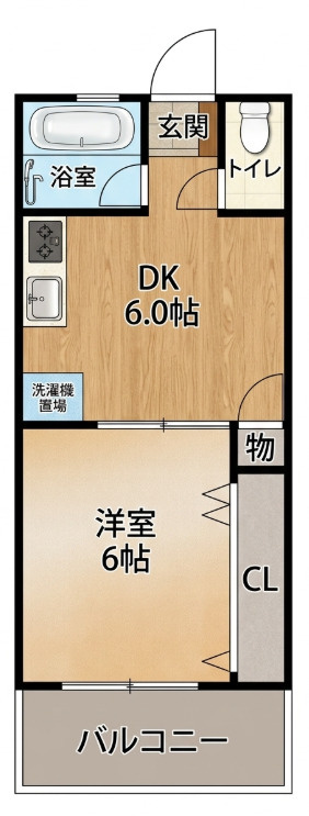ヴェール摂津の間取り