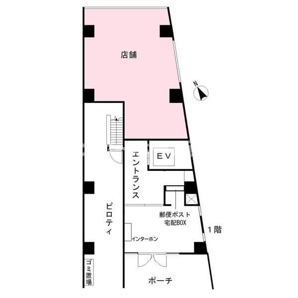 LEO六拾壱番館の区画図
