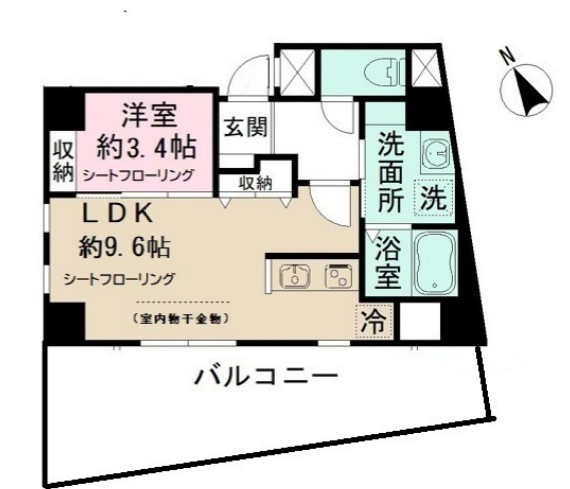 LEO六拾壱番館の間取り