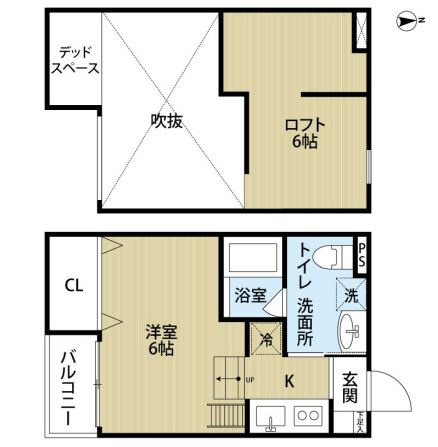 【間取り】 | ラ・シャンスⅢ