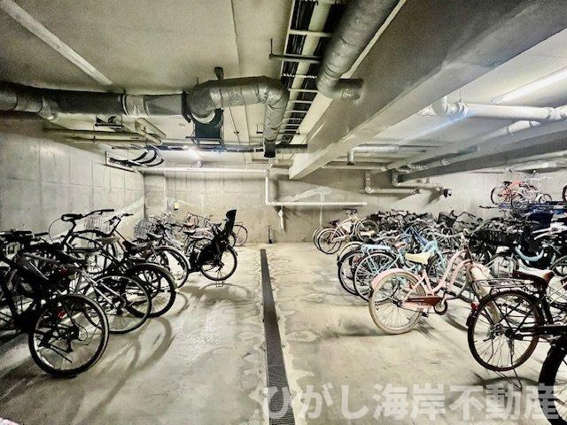 ランドステージ茅ケ崎オーシャンビューの駐輪場|敷地内駐輪場