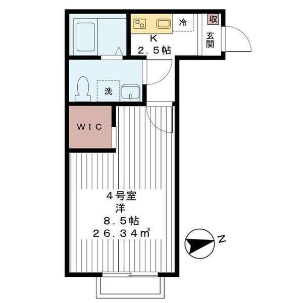 シエスタ東府中の間取り