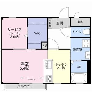 【間取り】 | ユトリロ　B棟