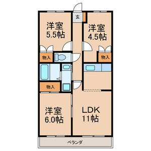 ファミール新柏の間取り