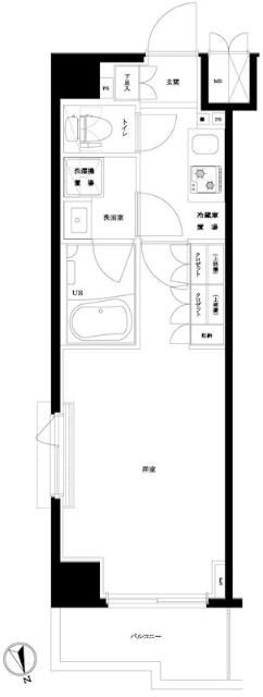 ルーブル川崎中丸子弐番館の間取り