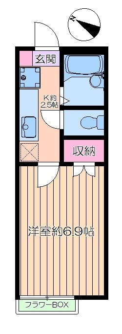 カスカーダ．の間取り