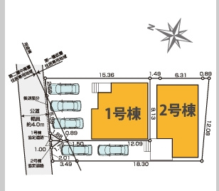 日野市南平６期の区画図