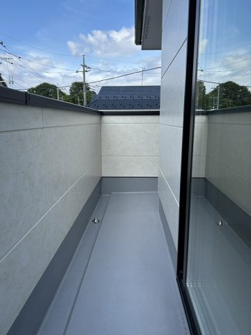 日野市南平６期のバルコニー
