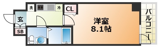 アドバンス神戸グルーブⅡの間取り