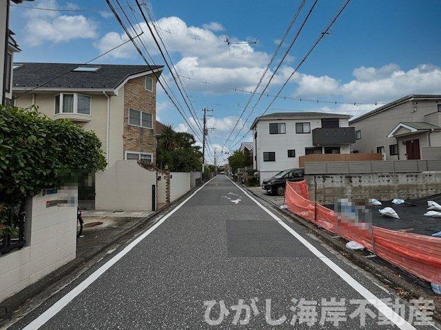 藤沢市鵠沼松が岡4丁目　売地　全2区画の前面道路含む現地写真|現地外観



現地外観










