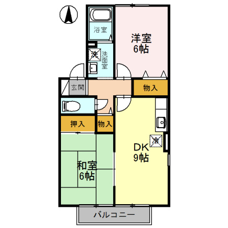 コモド　エールの間取り