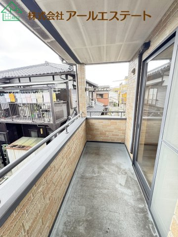 姫路市飾磨区矢倉町1丁目　　JR「英賀保駅」徒歩8分のバルコニー
