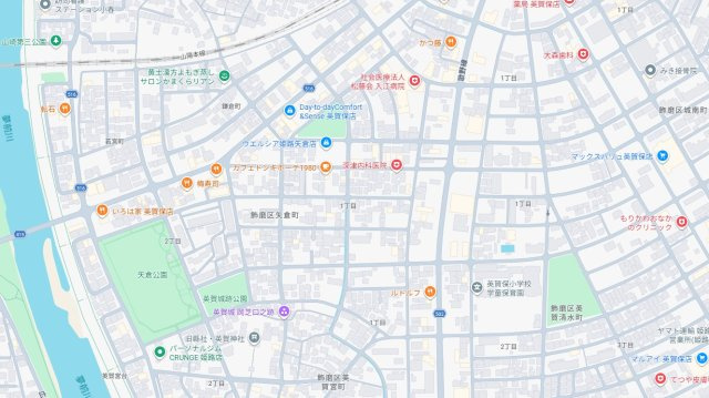 姫路市飾磨区矢倉町1丁目　　JR「英賀保駅」徒歩8分の地図
