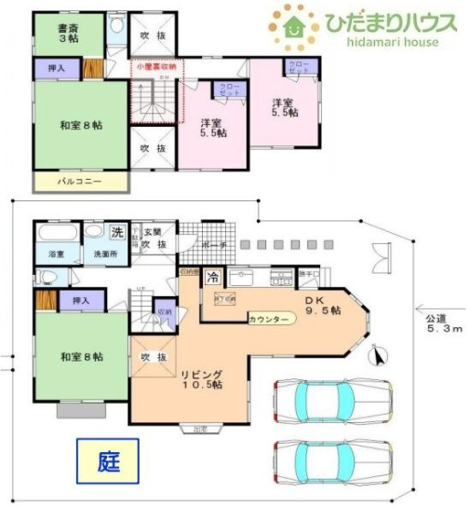 【間取り】 | 龍ケ崎市大徳町　中古戸建 | 一人部屋が実現できる４SLDK間取りです。将来お子様の一人部屋をお考えの方にオススメな物件。