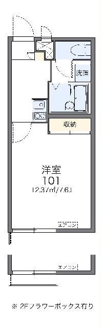 レオパレスＯＴＡＮＩⅡの間取り