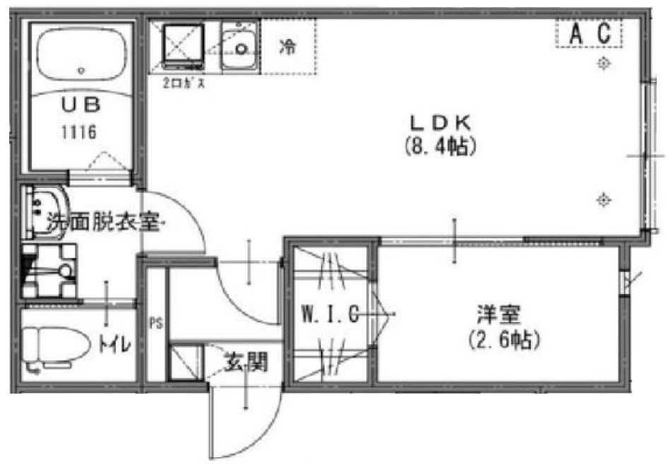 ケイアイレジデンス小手指2の間取り