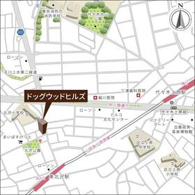 ドッグウッドヒルズの地図