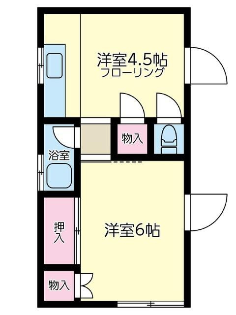 山本ハイツの間取り