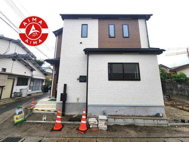 福岡市早良区干隈6丁目第1-2棟（A号棟）の外観：施工例|デザイン性のある外観です。