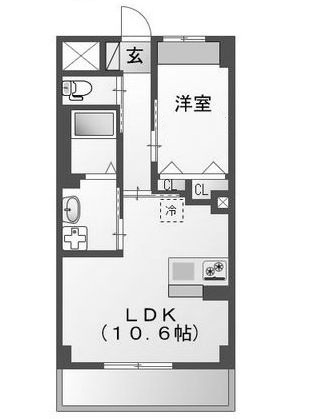 エスペランサの間取り|間取りです。